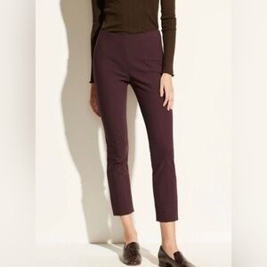 Vince Stitched Front Side Zip pants; EUC; Size Large; Purple